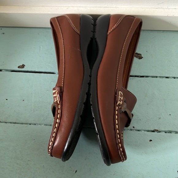 Loafer Size 6W Horse-bite Buckle Leather Upper Thom McAn - Picture 8 of 13